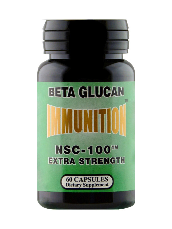 NSC-100 Beta Glucan Extra Strength, 60 Capsules