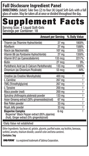 Irwin Naturals Triple Boost Caffeine Free Energy 75GELS