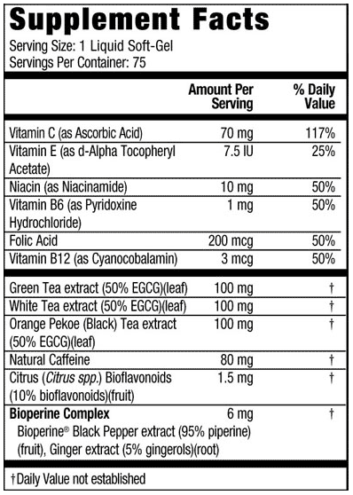 Irwin Naturals Triple Tea Fat Burner 75 Softgels