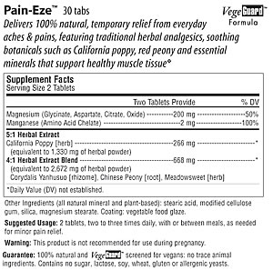 Rainbow Light Pain-Eze, 30 tabs | Allhealthtrends.com